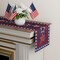 Blue Patriotic Red White Stars America 4th of July Memorial Day Independence Day Table Runner Decoration for Home Kitchen Holiday Party
